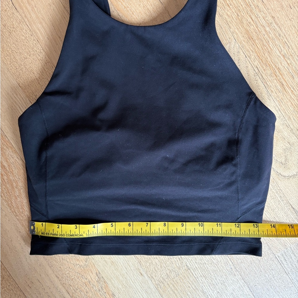 Lululemon Athletica Black Sleeveless Crop Top - Picture 3 of 4